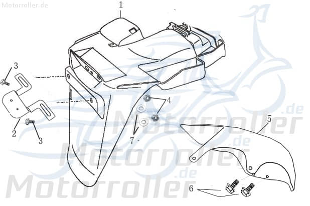 Kennzeichenträger schwarz 701737 AGM-MOTORS 1010423