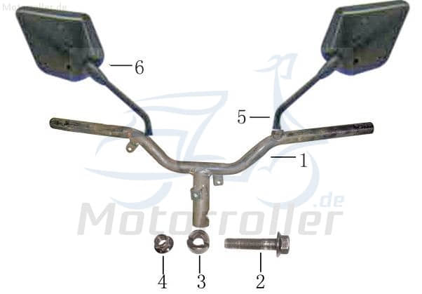 Passbuchse Lenker Daelim Otello 125 Hülse Roller 125ccm 4Takt Motorroller.de Distanzhülse Lagerbuchse Distanz-Hülse Distanzbuchse Passhülse Scooter
