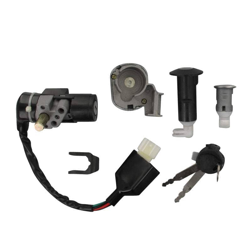 Schlosssatz Jonway Flory Classic 50 Tank-Verschluss 740042 Motorroller.de Tankverschluss Tank-Deckel Schloss-Set Zünd-Schloss Schlossgarnitur Scooter