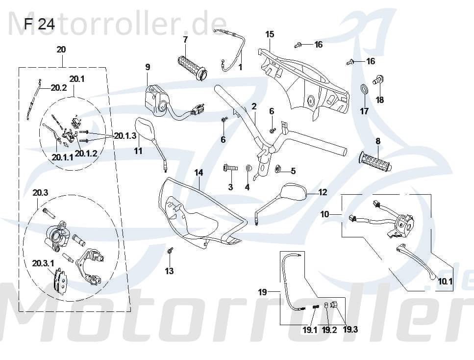 Bremsbeläge Satz Bremsbelag BAO-404210-TAC-0000