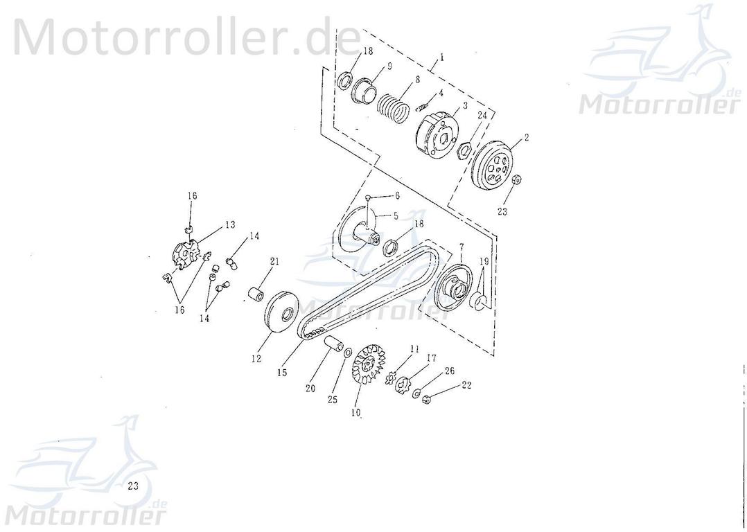 SMC Nockenplatte Rex 50 Scooter Nockenscheibe 50ccm 2Takt Motorroller.de Reglerplatte Nockenscheibensteuerung Minarelli liegend Ersatzteil Service