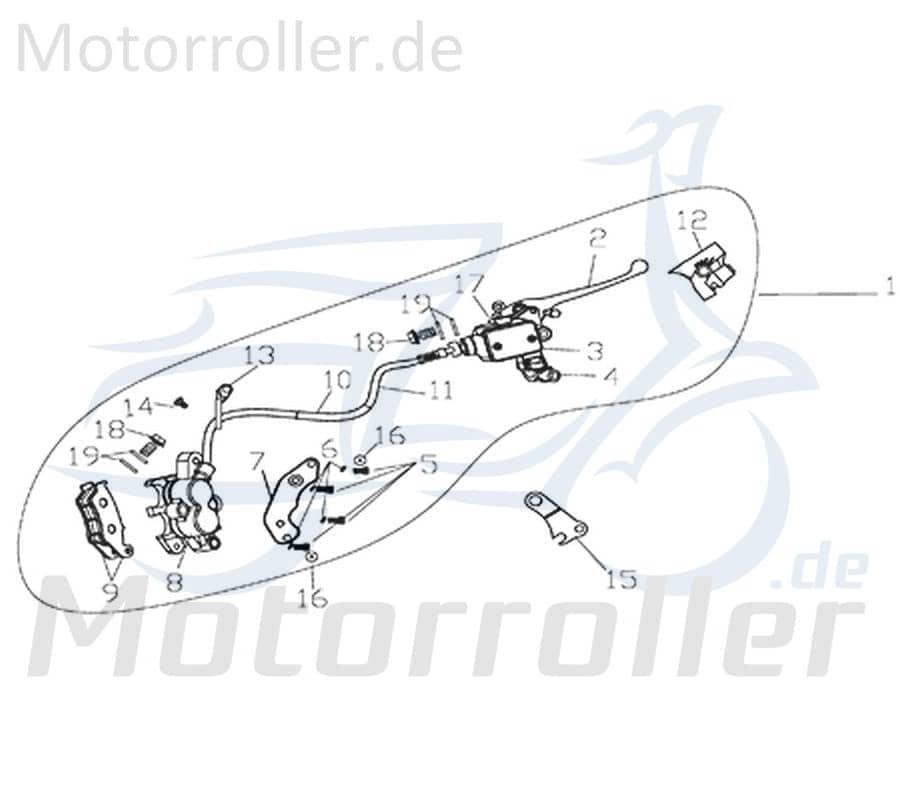 CPI Supermoto 125 DD Gummischutz 125ccm 4Takt Y9B-62265-00-00 Motorroller.de Gaszug Gummimanschette / Buchse 125ccm-4Takt Motorrad Moped Ersatzteil