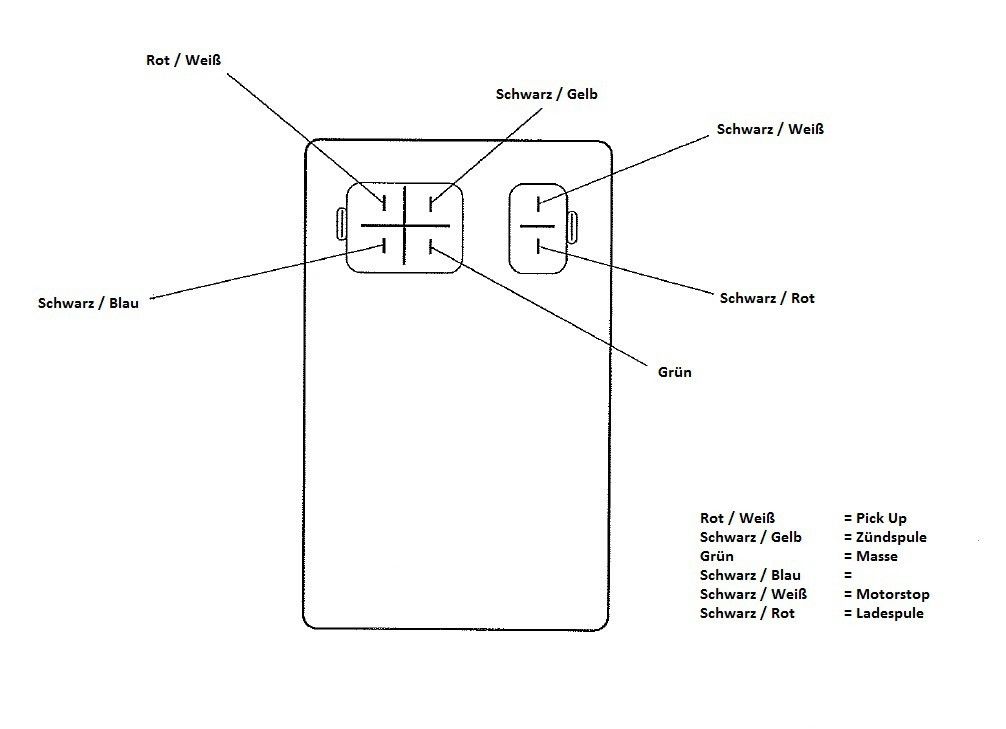 AGM GMX 550 Zündelektronik 50ccm 4Takt CDI Steuergerät Motorroller.de Jonway 139QMB JSD50QT-13 50cc 4T 139QMA Zündbox CDI-Einheit Blackbox