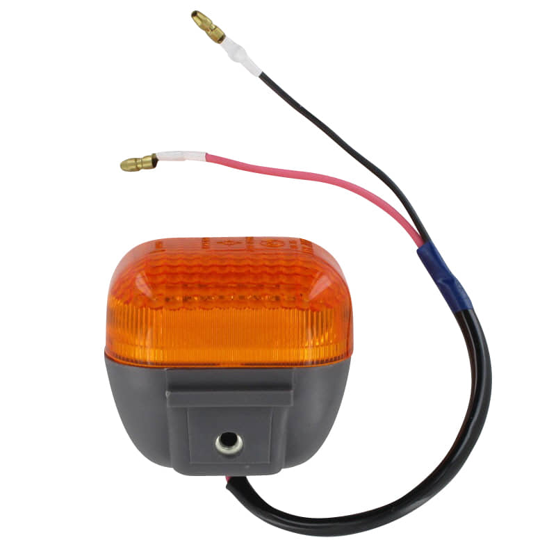 PGO Blinker E13 vorn links Big Max 50 Blinklicht 50ccm 2Takt Motorroller.de orange, Gehäuse dunkelgrau Signalleuchte Blinkleuchte Blinkleuchten Winker