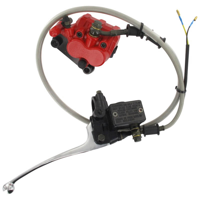 Bremsanlage komplett vorn rot 2 Kolben 1090304-2-A-R