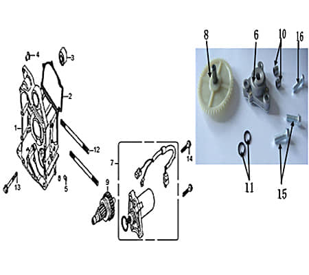 Dichtung Motorgehäuse 11192-SQ5A-9000