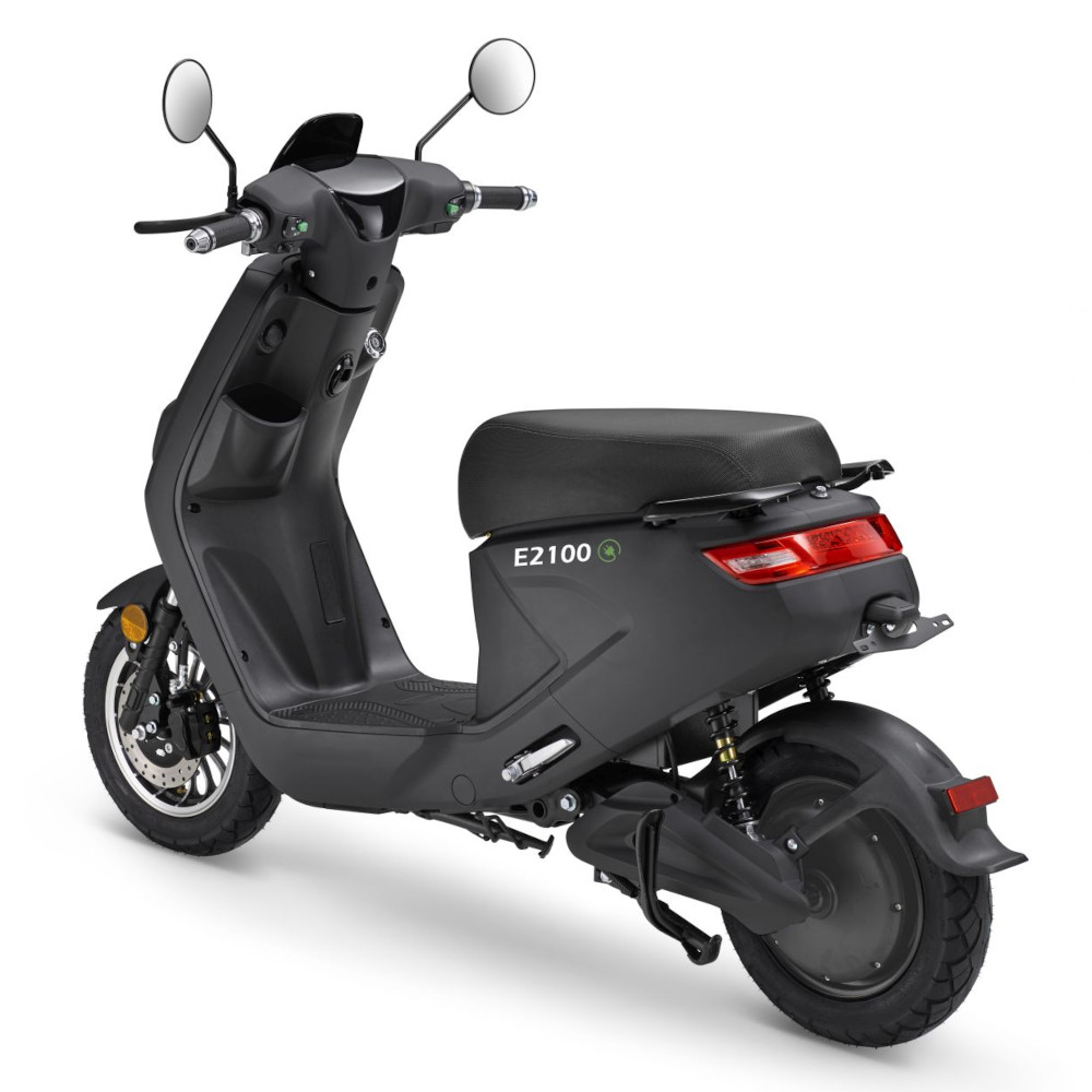 Elektroroller E2100 45 km/h schwarz 2000 Watt E-Scooter E-Roller Mokick