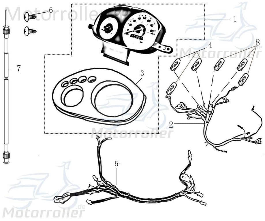 Tachoglas JSD50QT-13 JSD139QMB Tachoscheibe 2160401-5