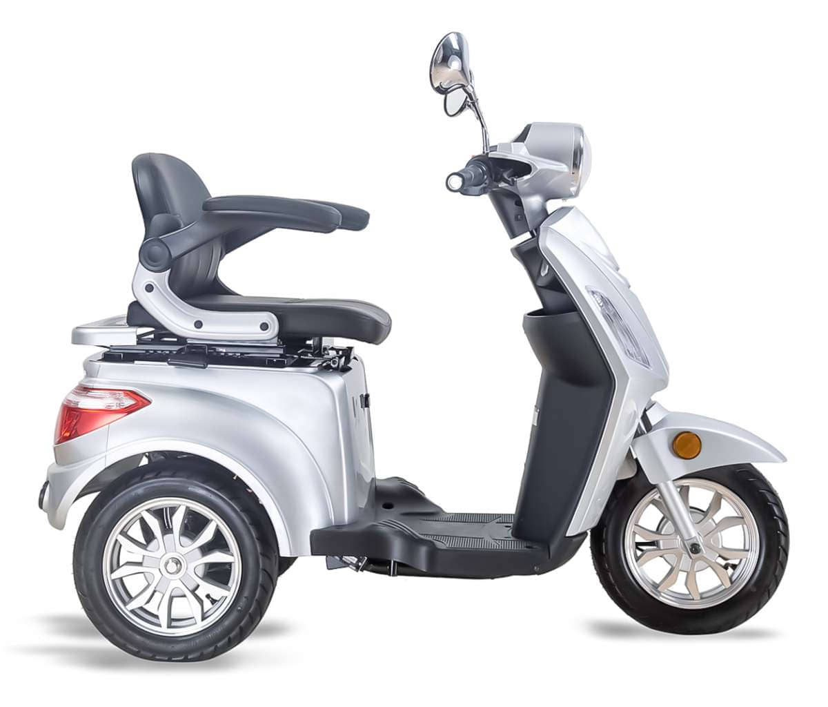 Elektroroller Scoody E3 Trike BT 25 km/h schwarz Dreiradroller E-Roller E-Dreirad E-Scooter Seniorenroller Seniorenmobil E-Trike Handycaproller