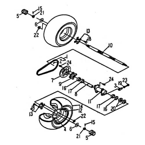 SMC Kettenspanner Rex Quad 50 Spannvorrichtung 50ccm 2Takt Motorroller.de Steuerkettenspanner Ketten-Spanner Kettenspannvorrichtung Minarelli liegend