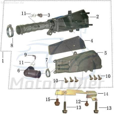 Schlauchschelle Durchmesser=32-40mm AGM Klemme 50ccm 4Takt Motorroller.de Schlauchklemme Spannring Clip Klemmschelle Schlauchbinder Klemm-Schelle