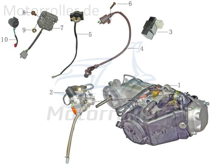 Entladewiderstand 12V 5W 5Ohm/30W 5.9Ohm AGM 50ccm 2Takt Motorroller.de Vorwiderstand Widerstandsregler Widerstandskomponente Entlade-Widerstand