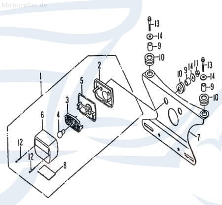 SMC Quad 170 Schraube ATV 170ccm 4Takt 96414-06020-B Motorroller.de Bundschraube Maschinenschraube Flanschschraube Flansch-Schraube Maschinen-Schraube