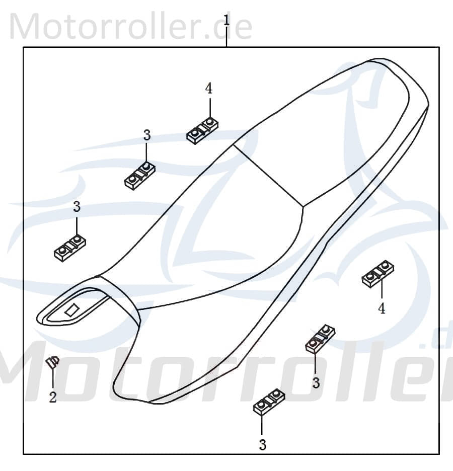 Kreidler STREET 125 DD Anschlaggummi 125ccm 4Takt 91404 Motorroller.de Gummipuffer Dämpfer Anschlagpuffer Gummi-Puffer Stopper Gummidämpfer Scooter