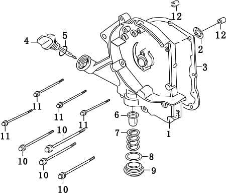 Deckel Ölsieb Gewinde 30mm Schlüsselweite 17mm 704052 Motorroller.de 50-180ccm 152QM ohne O-Ring Kappe Abdeckung Schutz Verkleidung Platte Cover