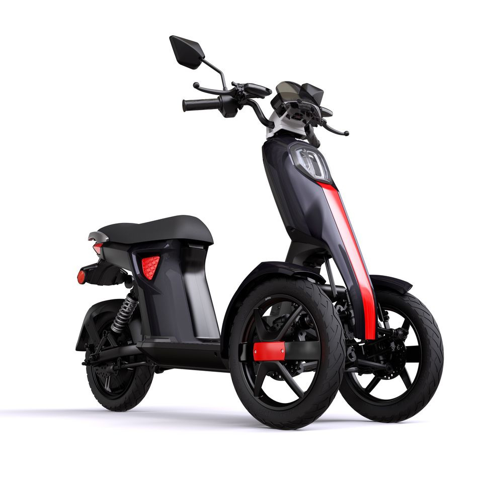 Dreirad Scoody E3 Trike ITHO-Z 45 km/h schwarz 1190 Watt Elektroroller E-Scooter E-Roller E-Trike E-Dreirad Dreiradroller