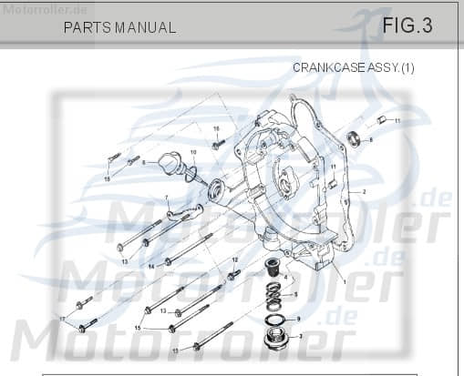 Ölfilter Ölsieb Tongjian Strassenbuggy 150 III 150ccm 4Takt Motorroller.de Oilfilter Ölreiniger Ölfiltersieb Öl-Filter Öl-Reiniger Oil-Filter Öl-Sieb
