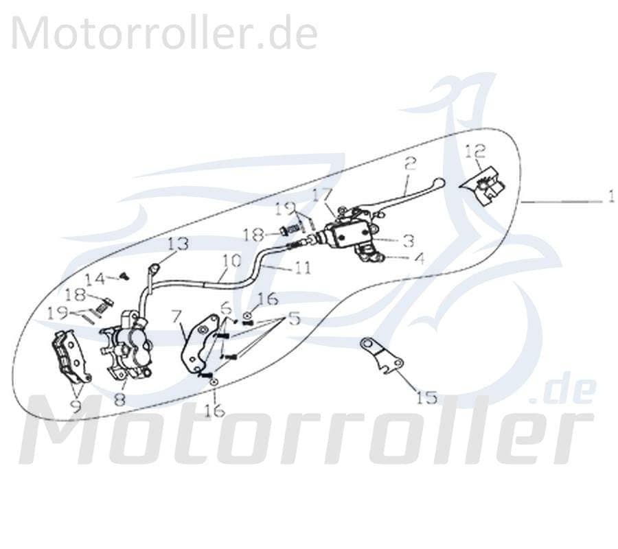 CPI Supermoto 125 DD O-Ring 125ccm 4Takt Y9B-45119-00-00 Motorroller.de Gummidichtung Dichtring Gummiring Oring Gummi-Ring Dicht-Ring 125ccm-4Takt