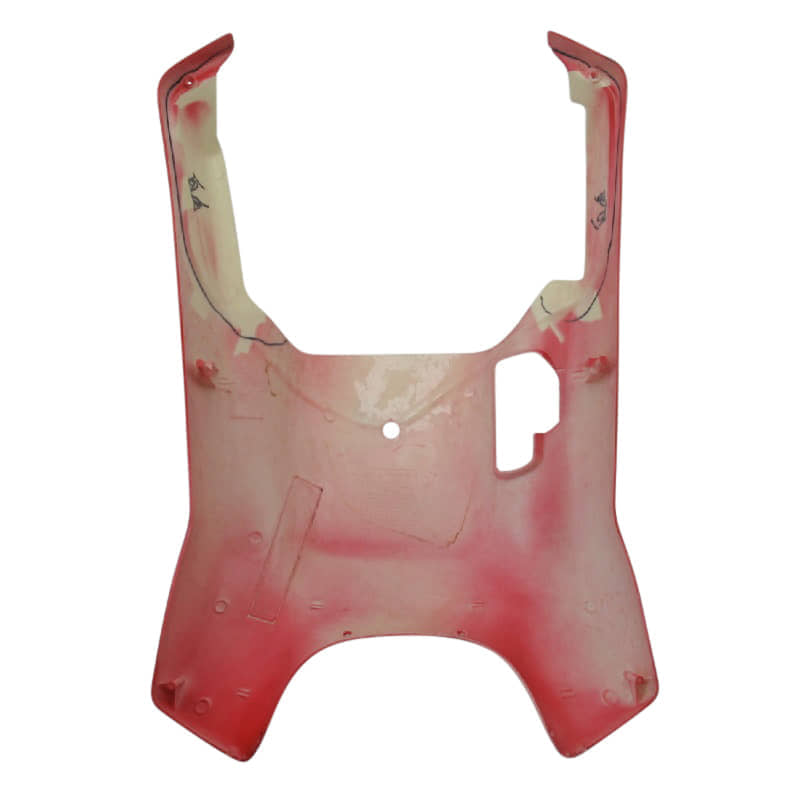 Unterfahrschutz 720 mm rot weiß Rallox 1020312-RXW-RW