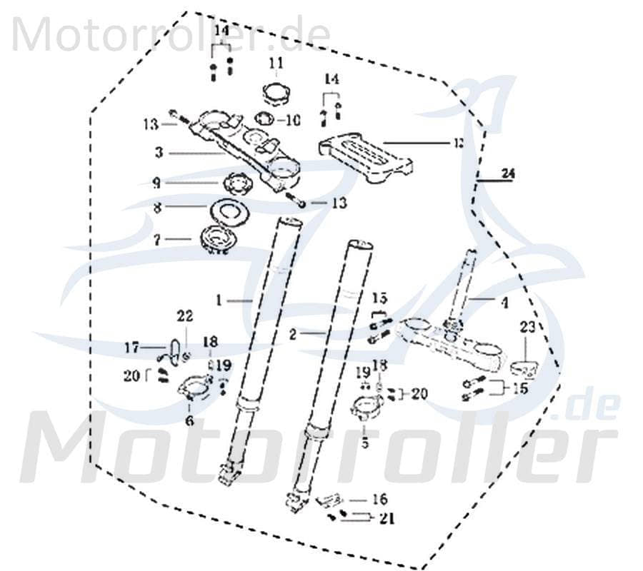 Bundschraube M10x45mm Kreidler DICE SM 50 LC Motorrad 733400 Motorroller.de Maschinenschraube Flanschschraube Flansch-Schraube Maschinen-Schraube