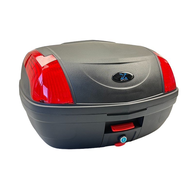 Topcase SPEC-X, 46L Inhalt, schwarz/rot 7.607.048/Z