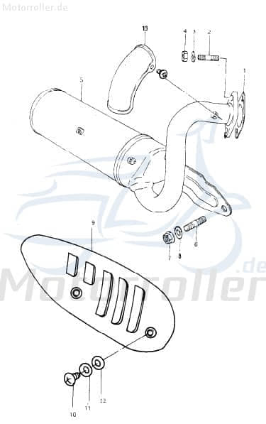 Eppella Eppelino 50 Federscheibe 50ccm 2Takt FIG.-07-NO.-08 Motorroller.de 8mm Federring Spannscheibe Ausgleichsscheibe Feder-Ring Zwischenscheibe