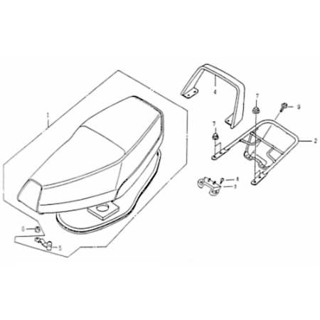 Rex Rexy 125 Hutmutter Hut-Mutter 233ccm 4Takt 79109 Motorroller.de Sechskant-Mutter Abschlussmutter Abschluss-Mutter Scooter Ersatzteil Service