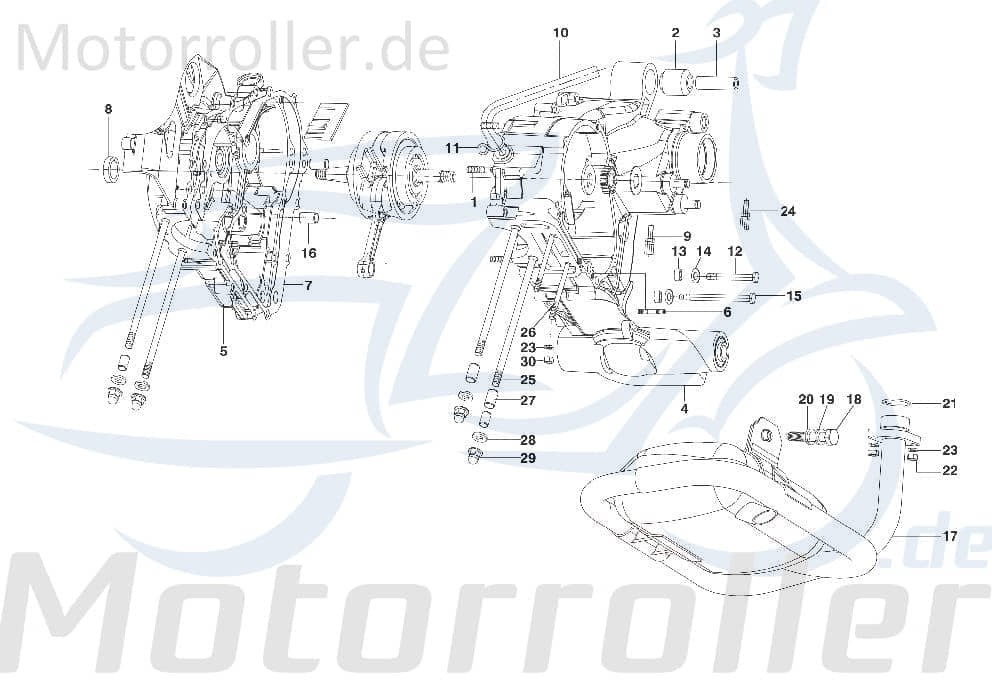 Kreidler STAR Deluxe 4S 125 Hutmutter 125ccm 4Takt C-4771199 Motorroller.de Sechskant-Mutter Hut-Mutter Abschlussmutter Abschluss-Mutter 125ccm-4Takt