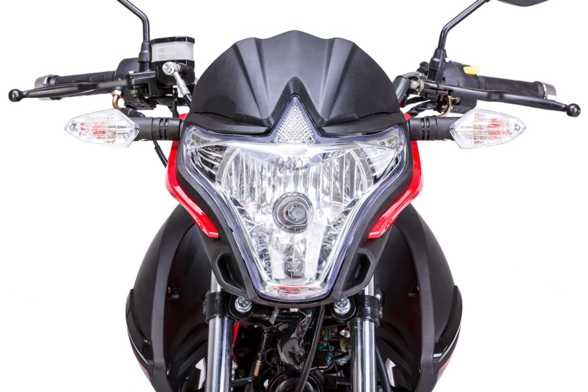 Motorrad Fighter 50 ZXT-RS schwarz 45 km/h Euro 5 Schaltmoped Mokick Kleinkraftrad Krad 4 Takt 50 ccm