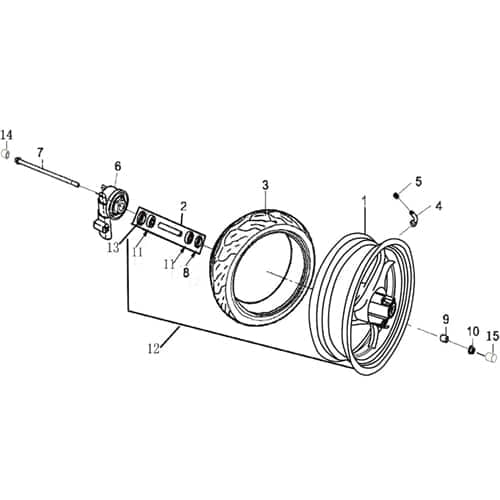 Simmerring 40x50x5 Wellendichtring AGM-MOTORS 2040102-1