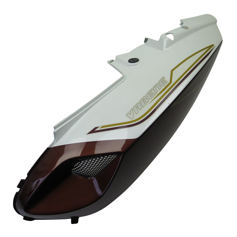 Kreidler Vabene 50 Heckverkleidung links braun weiß 730603 Motorroller.de Seitenteil Seitenverkleidung Seitenabdeckung Heckabdeckung Scooter