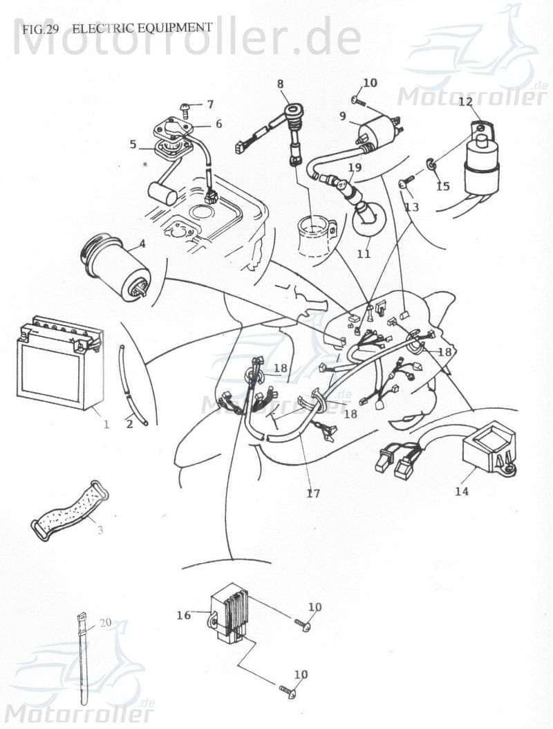 Adly Zündkerzenstecker 90° 10K Quad ATV 50ccm 2Takt Motorroller.de Zündkerzen-Stecker ATV 50 II Utility XXL AC ATV 50 V UTV Ersatzteil Service
