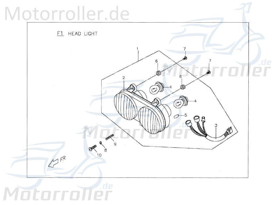PGO Bundschraube 4x70mm PMX 110 Flanschschraube 110ccm 2Takt Motorroller.de Maschinenschraube Flansch-Schraube Maschinen-Schraube Bund-Schraube PMX 50