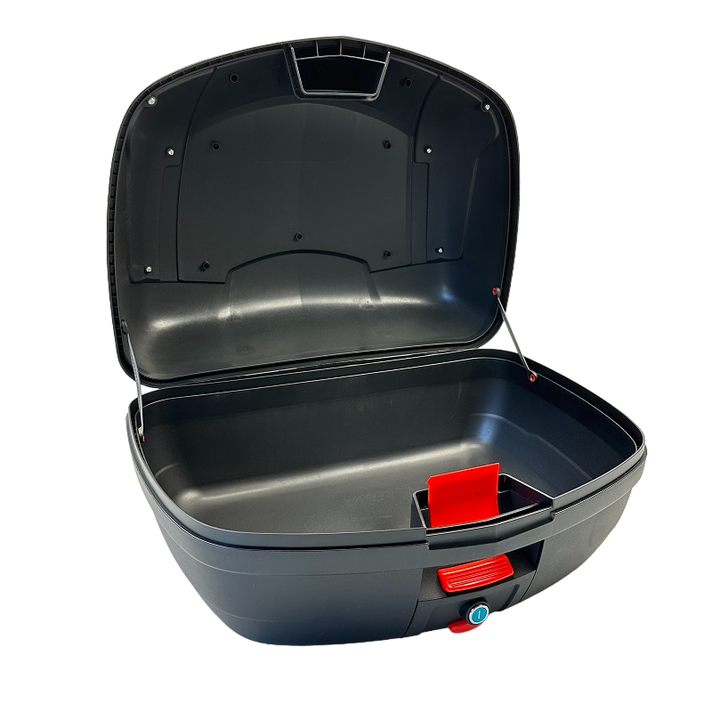 Topcase SPEC-X, 46L Inhalt, schwarz/rot 7.607.048/Z