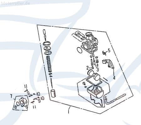 Kreidler Mustang 200 Vergaserdüse Quad 200ccm 4Takt 91232 Motorroller.de Hauptdüse #110 Nadeldüse Dosierdüse Einstelldüse Haupt-Düse Nadel-Düse ATV