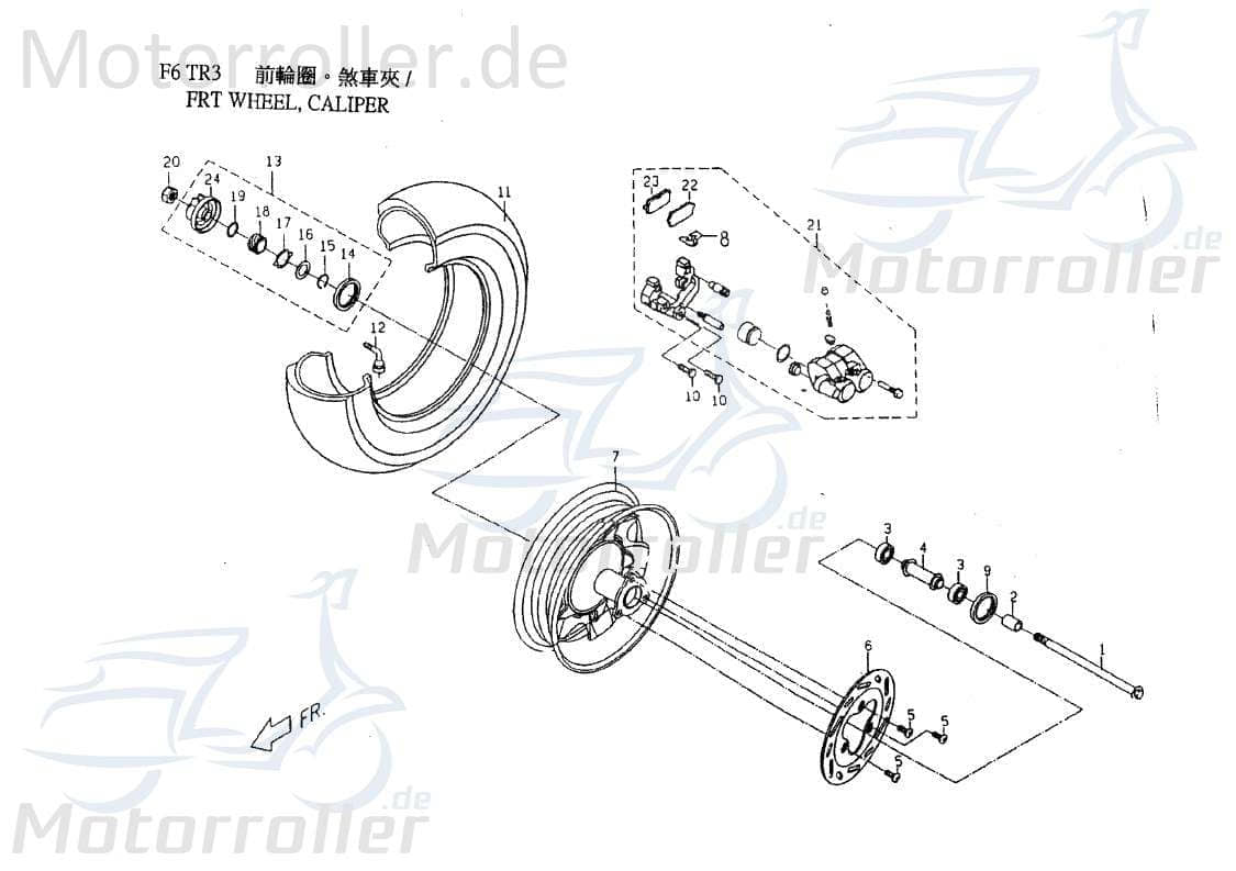 PGO FEDER TR3 50 Mofa Schwingungsdämpfer Dämpfung Abfederung C140C330000 Motorroller.de Ausgleichsfeder Masseausgleich Dreiradroller G-Max 125 Service