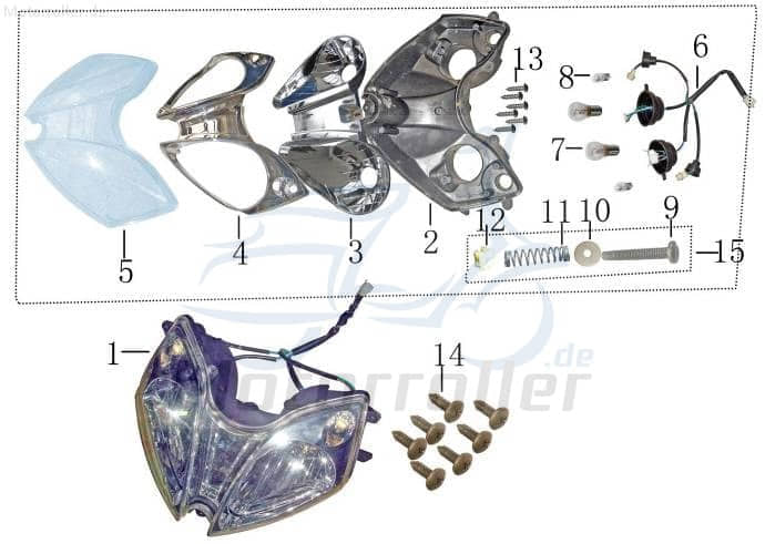 Unterlegscheibe M6x12mm verchromt Jonway 9161306012-4