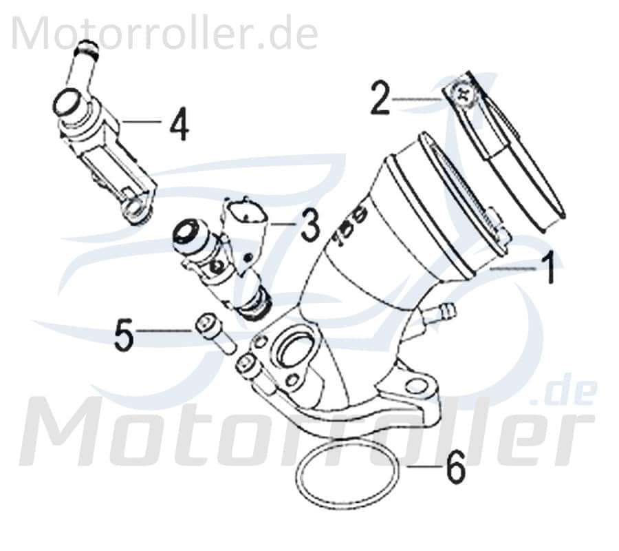 Kreidler Insignio 250 DD 2.0 O-Ring 35x2mm Ansaugstutzen 750517 Dichtring Dichtungsring Gummiring Ansaugrohr
