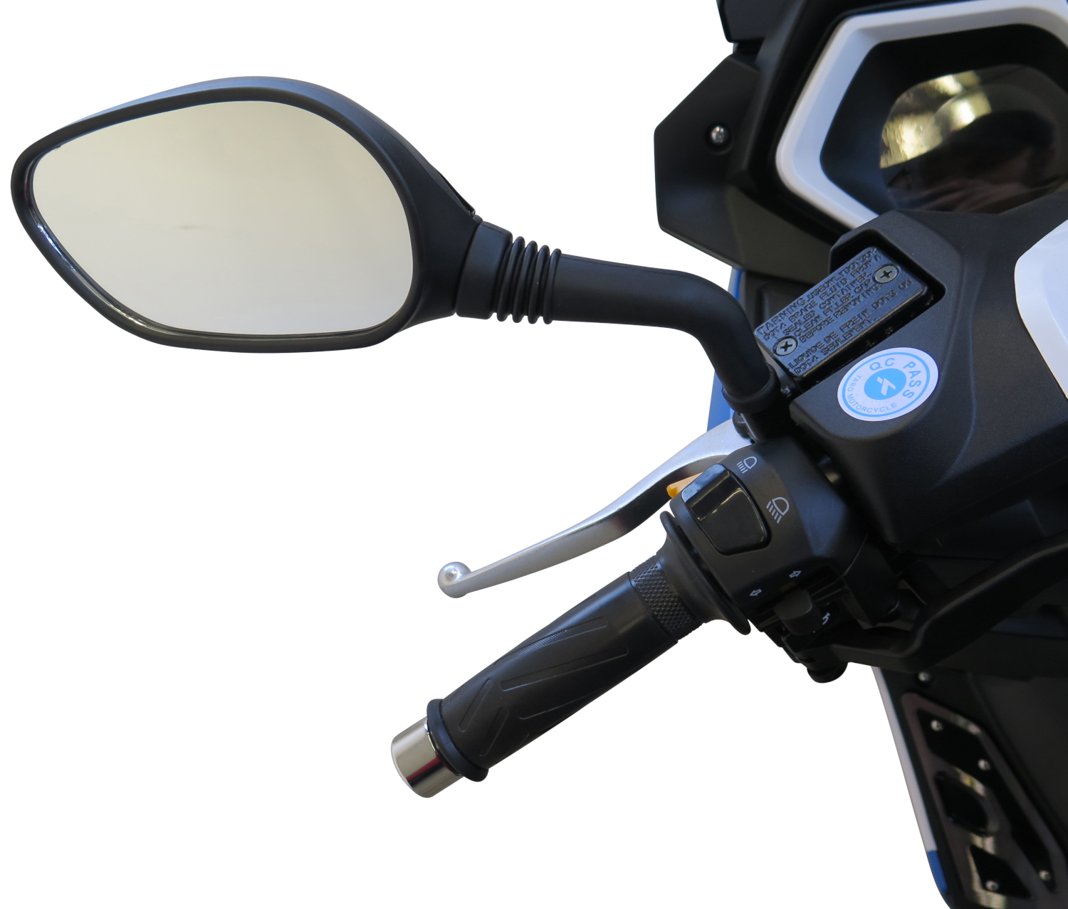 Motorroller Firejet 125 BMAX braun-weiß Euro 5 Scooter Roller 125 ccm 4 Takt