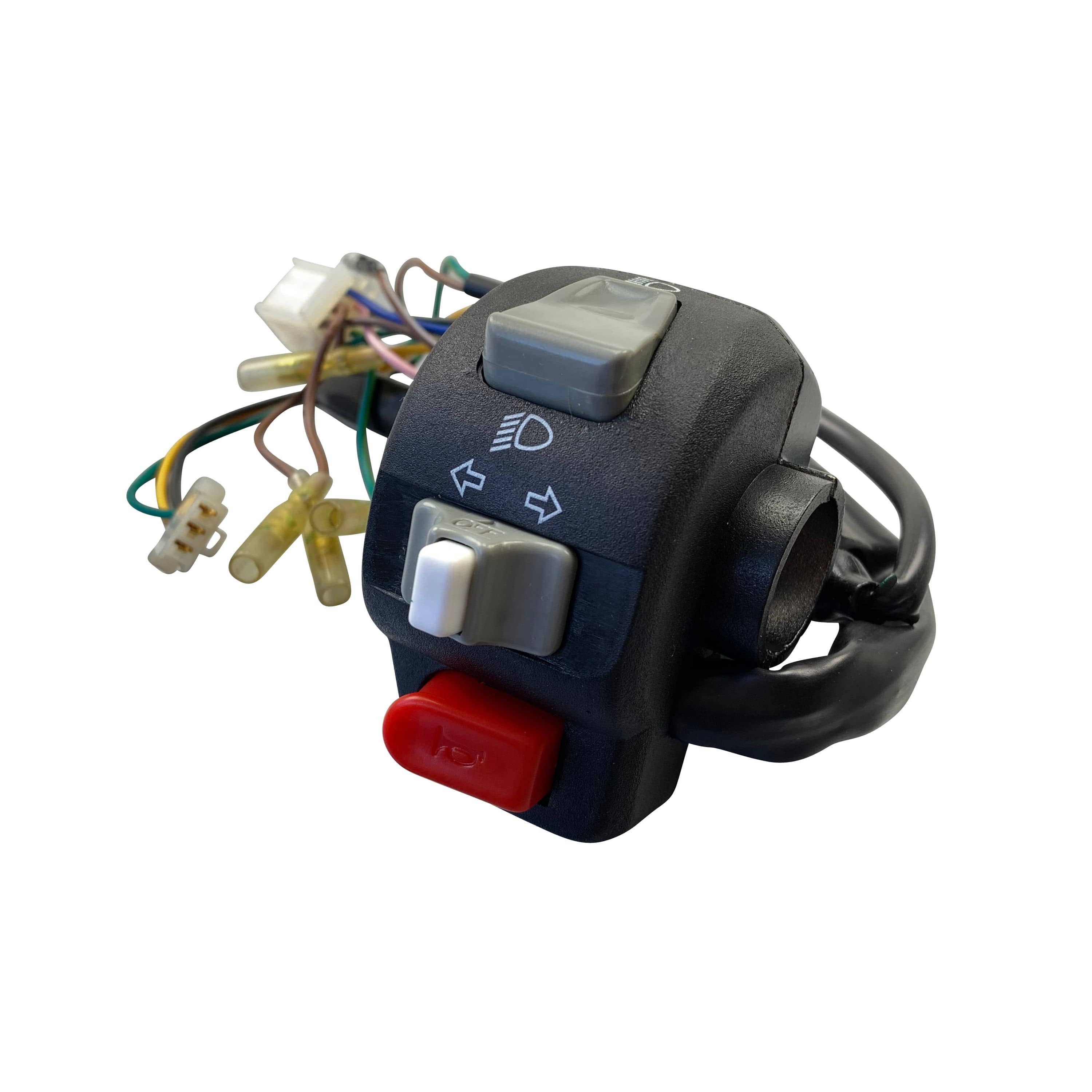 Adly Schaltereinheit links Hebel Hupe Blinker 50ccm 2Takt Motorroller.de Auf/Abblendlicht Lenkerarmatur Schaltergehäuse Kombischalter Kombi-Schalter