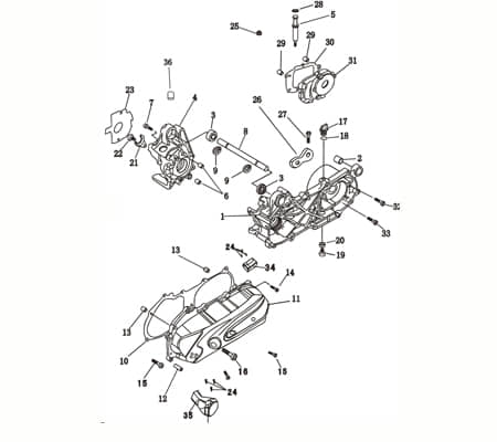 Passhülse Motorgehäuse 8.5x10x14mm AGM Buchse 90A-01273-00-00 Motorroller.de Distanzhülse Passbuchse Distanz-Hülse Distanzbuchse Abstandshülse 1E40QMB
