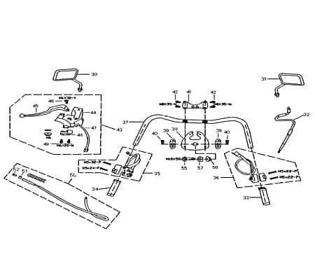 Hagebau Palermo 50 Bremslichtschalter 50ccm 4Takt 35340-DGW-9000 Motorroller.de Bremsschalter Stop-Schalter Bremslicht-Schalter Stoplichtschalter