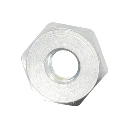 Bundmutter M10x1 weiß verzinkt AGM Scooter B04-04-10001-50 Motorroller.de Sechskantmutter Flanschmutter Sechskant-Mutter Flansch-Mutter Bund-Mutter