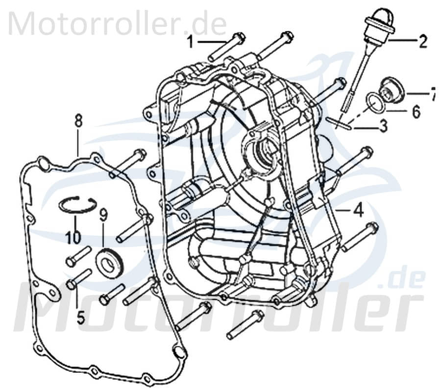 Jonway Insignio 250 DD Schraube M6x25mm 250ccm 4Takt 750645 Motorroller.de Bundschraube Maschinenschraube Flanschschraube Flansch-Schraube Scooter