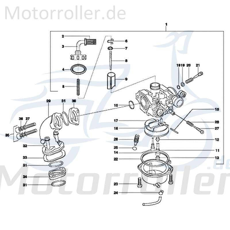 Kreidler STAR Deluxe 4S 125 Lichtmaschine Stator 125ccm 4Takt C-2771420/14 Motorroller.de 50-6 ohne Polrad mit Trägerplatte Ankerplatte Zündplatte