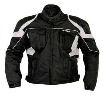 Jacke LEV Taifun silber 2XL Motorradjacke 80400086