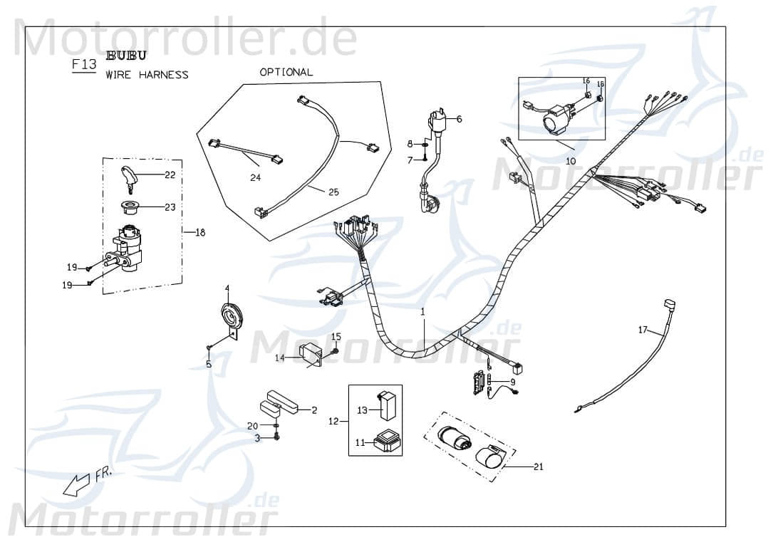 PGO Zündspule T-Rex 150 Zündkabel Zündung Roller 50ccm 2Takt Motorroller.de Zündmodul Kerzenstecker Zünd-Kabel Zünd-Spule Kerzen-Stecker Zünd-Modul