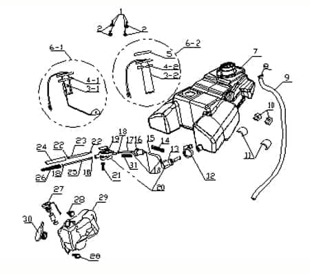 Schutzfeder Benzinschlauch 50ccm 2Takt Kreidler Roller 730294 Motorroller.de 50ccm-2Takt Scooter Vabene 50 SMC Moped Ersatzteil Service Inpektion
