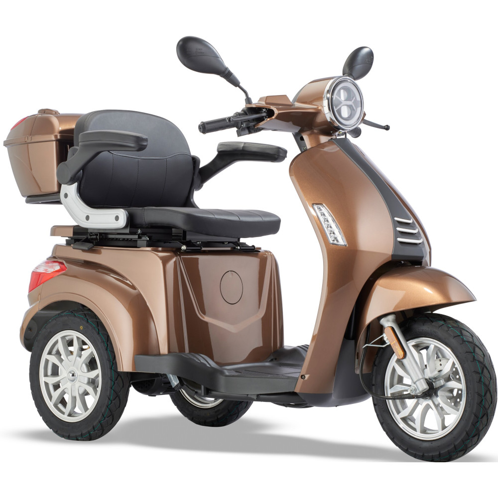 Elektroroller Scoody TD-K umbra 800W 20 km/h Dreiradroller Trike Seniorenroller E-Roller E-Scooter