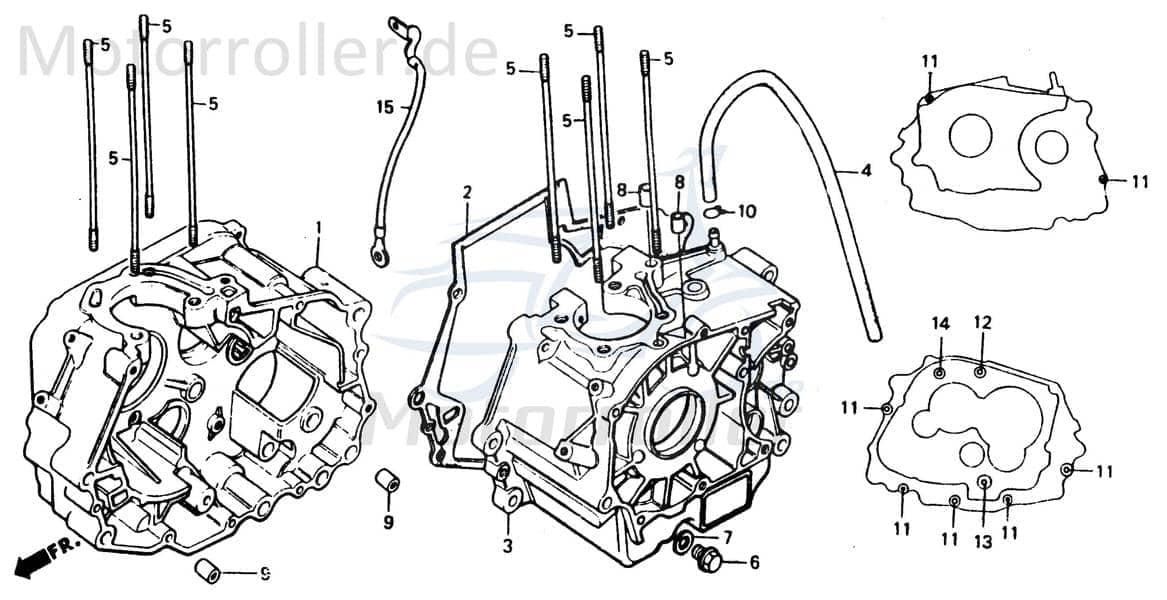 Chunlan Chopper Batteriekabel schwarz 125ccm 4Takt 244FM.03.07.08 Motorroller.de Massekabel Elektrokabel Batterieleitung Minuskabel Akkukabel Motorrad